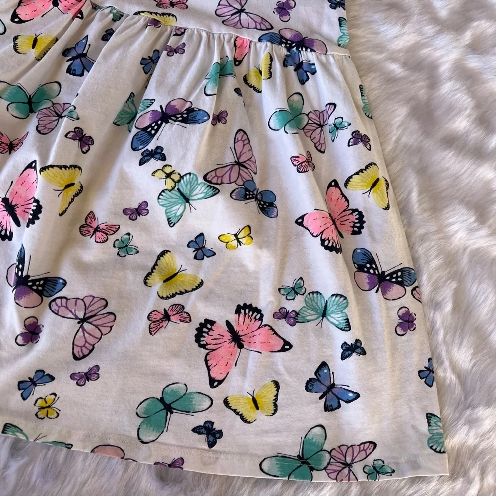 H&M Kids White‎ Butterfly Dress